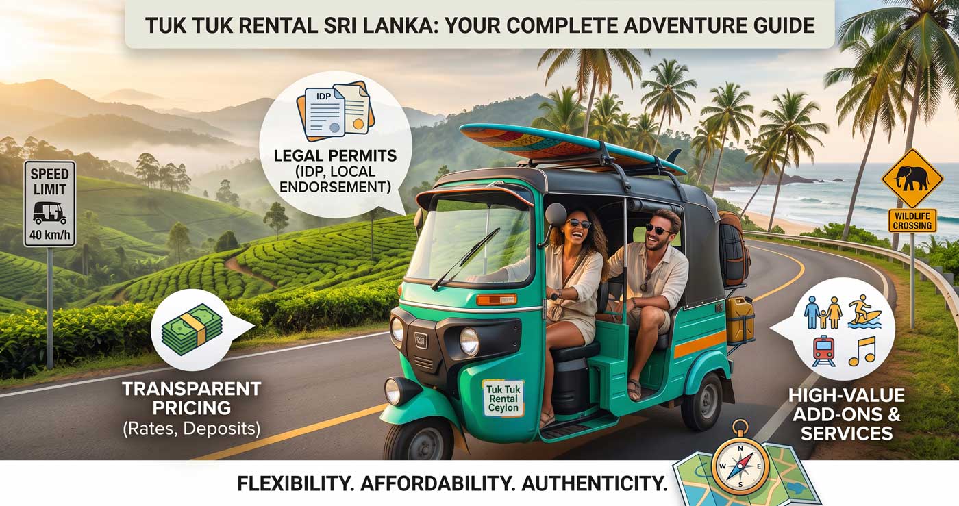 Tuk Tuk Rental Sri Lanka: The Independent Traveler’s Roadmap to Freedom