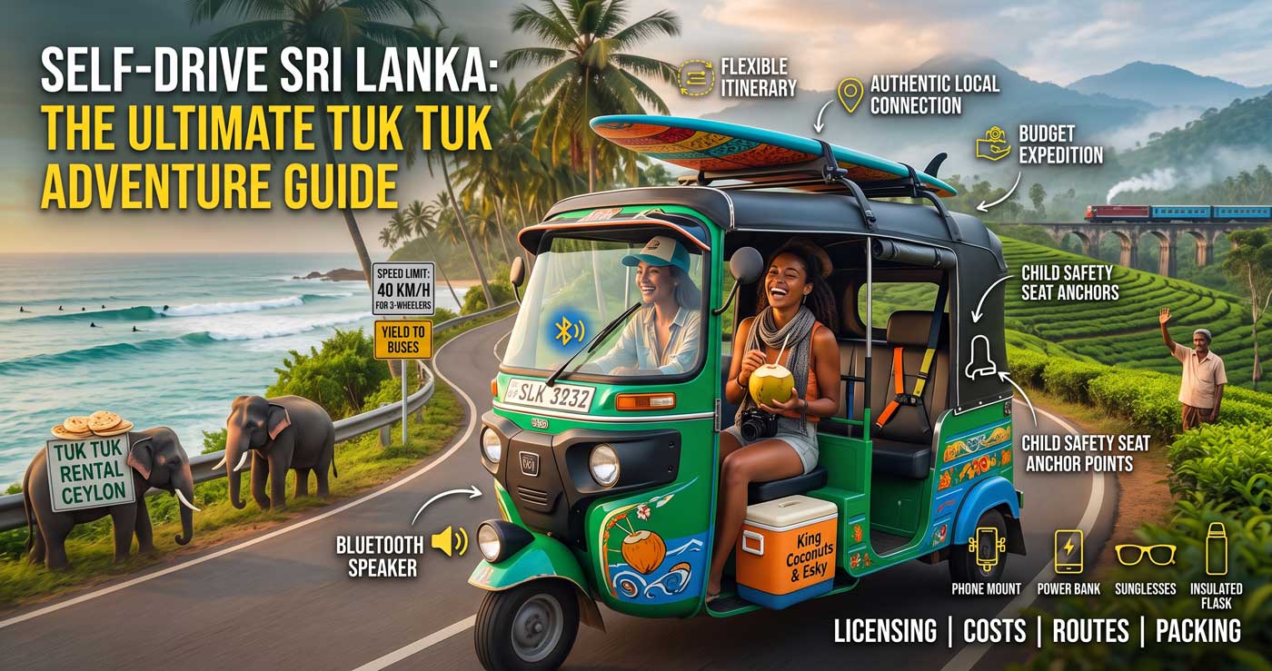 Tuk Tuk Rental Sri Lanka: The Ultimate Guide to Self-Driving the Island